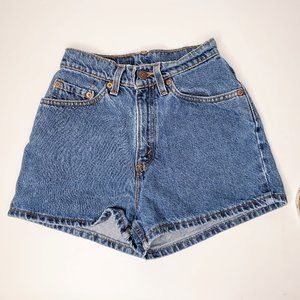 Levi's 512 Slim Fit High Rise Washed Jean Shorts 3